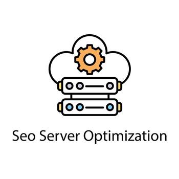 Seo Server Optimization vector