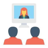 Video Call Concepts vector