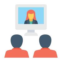 Video Call Concepts vector