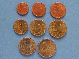 Euro coins, European Union, common side photo