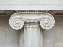 Greek ionic capital photo