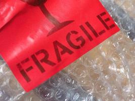 fragile sign label sign photo