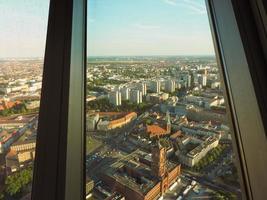 Aerial view of Berlin photo