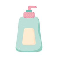 antibacterial soap bottle vector