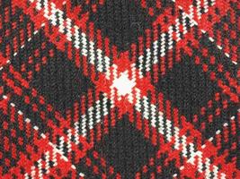 Tartan fabric background photo