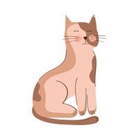 cute little cat vector