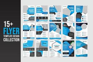 Modern Corporate Flyer Template Design Bundle Collection vector