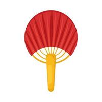 chinese fan decoration vector