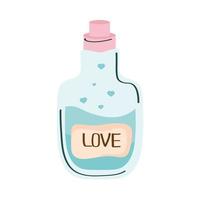 love potion flask vector