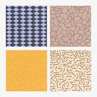 four textures backgrounds colors vector