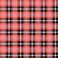 Seamless Plaid Checkered Fabric Pattern. Color base can be replaced with any color vector