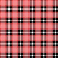 Seamless Plaid Checkered Fabric Pattern. Color base can be replaced with any color vector