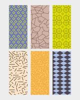 six textures backgrounds colors vector