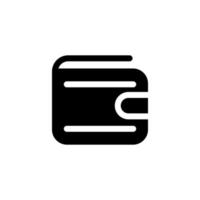 wallet icon design vector symbol storage, finance, financial, saving, payment for ecommerce