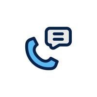 phone call icon design vector symbol phone, call, talk, bubble, message