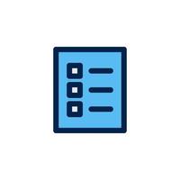 list icon design vector symbol document, paper, checkbox, checklist