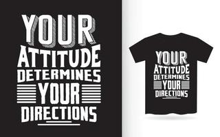 Motivational quote typography for t shirt vector