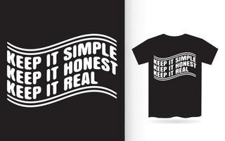 Inspirational typography t shirt design for print vector