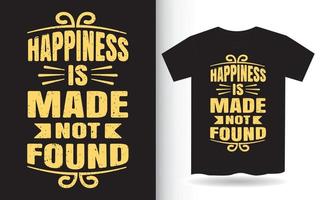 T shirt design with motivational typography vector