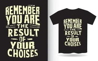 Motivational lettering quote for t shirt print vector