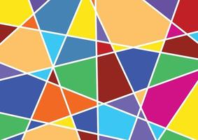 Abstract colorful polygonal  background vector