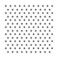 Monochrome circle polka dot background vector
