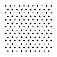 Monochrome circle polka dot background vector