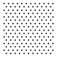 Monochrome circle polka dot background vector