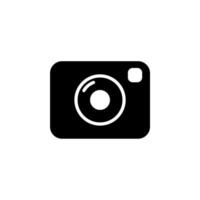 Camera, Photography, Digital, Photo Solid Icon, Vector, Illustration, Logo Template. Suitable For Many Purposes. vector