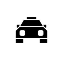 taxi, taxi, viaje, transporte icono sólido, vector, ilustración, plantilla de logotipo. adecuado para muchos propósitos. vector