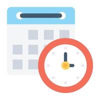 conceptos de horario de moda vector