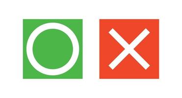 A set of icons with a circle and a cross. Vector. vector