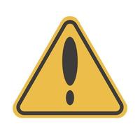 Exclamation mark icon. Caution or warning. Vector. vector