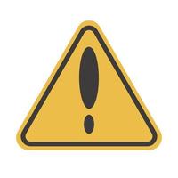 Exclamation mark icon. Caution or warning. Vector. vector