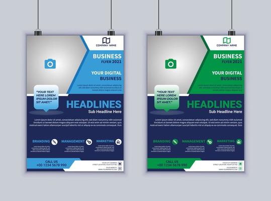 Business Flyer Design. Modern Layout Design. Vector Design Template. Brochure Design