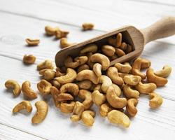 Tasty cashew nuts photo