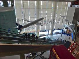 Nakhon Ratchasima Thailand Terminal 21 Korat 10 MARCH 2019The longest escalator in Thailand New shopping center in Korat Terminal 21 Korat. photo