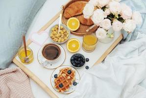 Breakfast in bed photo