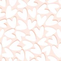 seamless valentine day pattern background with heart and shade , valentine card vector