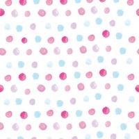 colourful hand draw dot shape from watercolour pattern background  , kids pattern vector