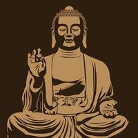 Buddha Statue Vector illustration