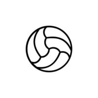 Ball soccer outline vector