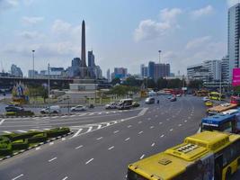 Victory Monument BANGKOK THAILAND15 FEBRUARY 2019. photo