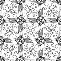 Seamless abstract hand-drawn pattern vector