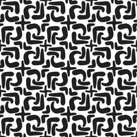 Seamless abstract geometric hand drawn pattern. vector