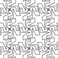 Seamless abstract hand-drawn pattern vector