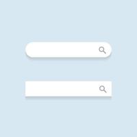 Mini Search Bar Icon Vector in Flat Design