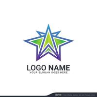 Creative abstract digital technology symbol logo design. vector