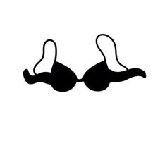 Bra on a white background. Vector illustration