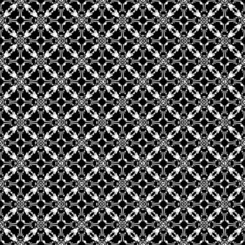 Black and white surface pattern texture. Bw ornamental graphic design. Mosaic ornaments. Pattern template. vector